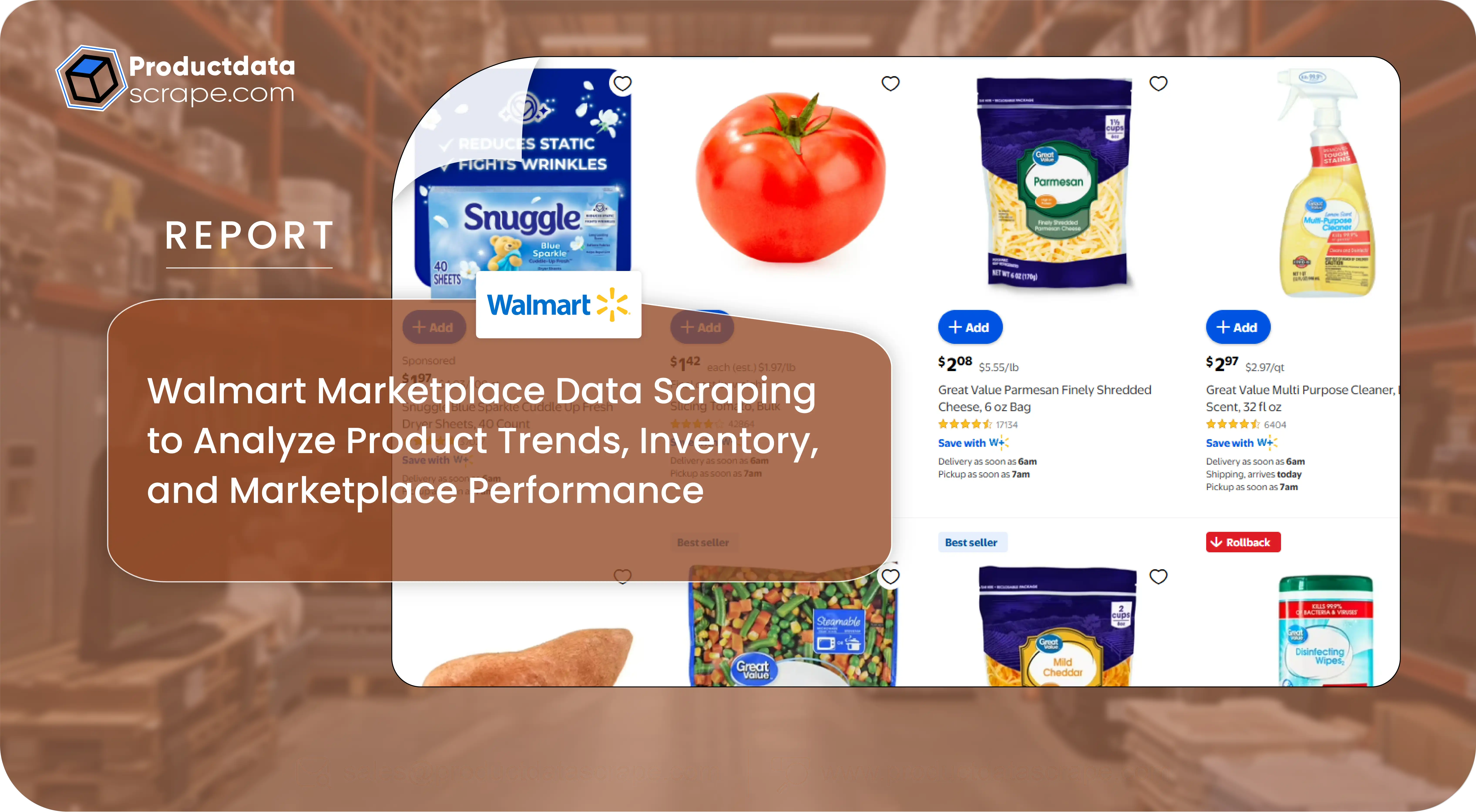 Walmart Marketplace Data Scraping to Analyze Product Trends, Inventory, and Marketplace Performance